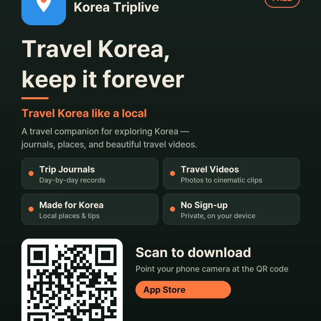 Korea Triplive 앱 소개